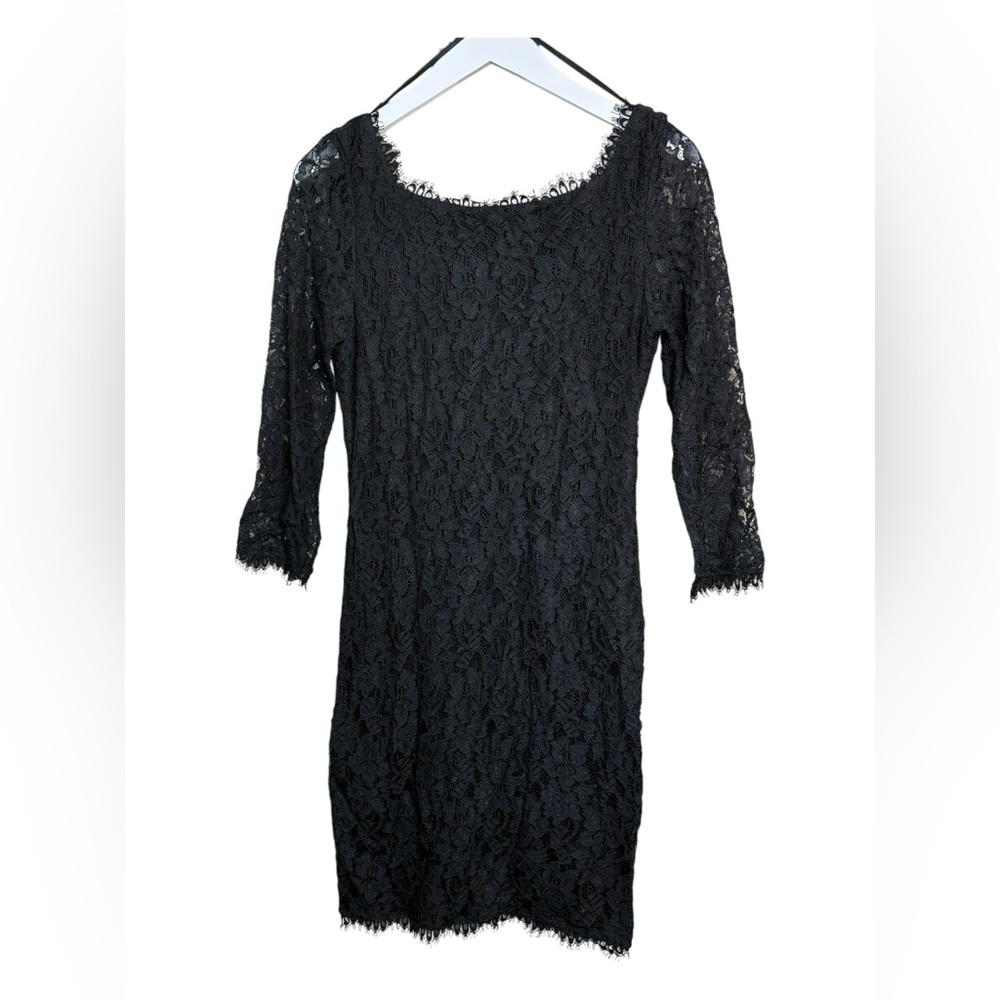 Diane Von Furstenberg Zarita Lace mini Dress size 6 - Picture 2 of 5